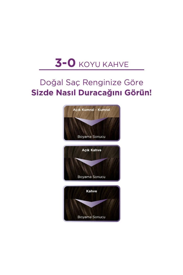 PALETTE Göz Alıcı Renkler 3 0 Koyu Kahve Saç Boyası - 2