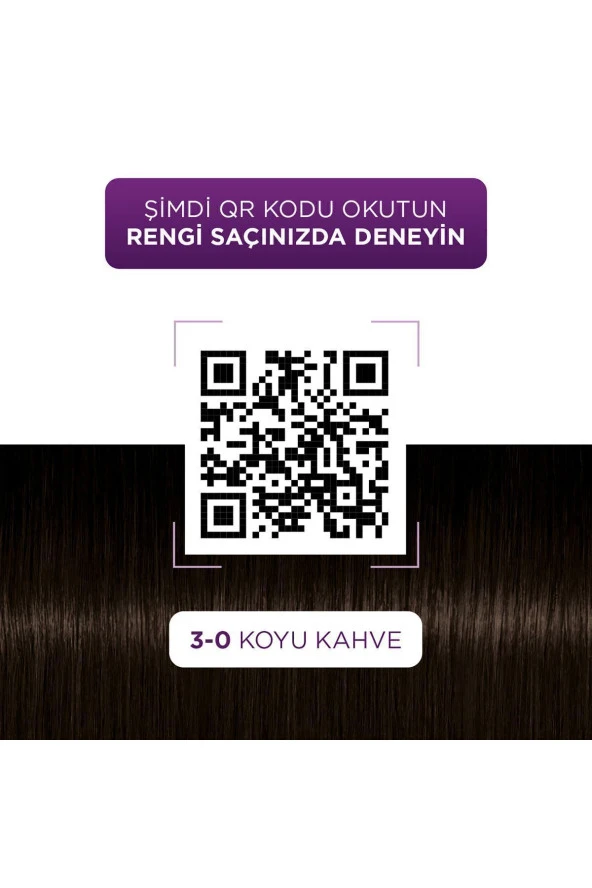 PALETTE Göz Alıcı Renkler 3 0 Koyu Kahve Saç Boyası - 3