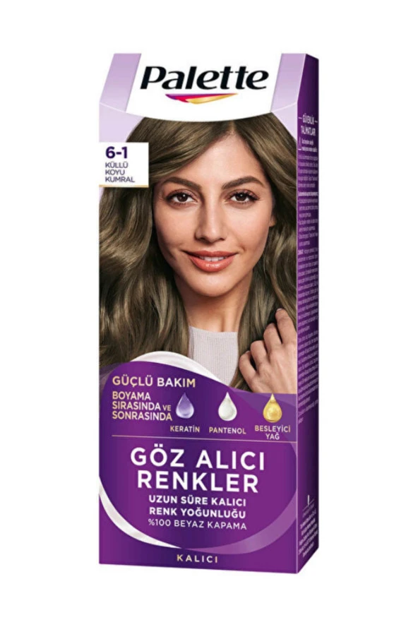 PALETTE Göz Alıcı Renkler No:6/1 Küllü Koyu Kumral