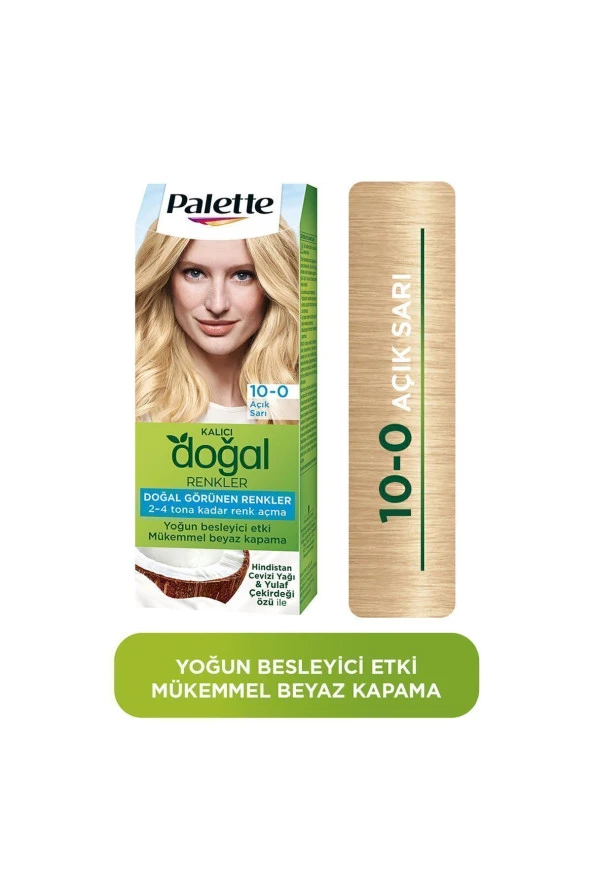 PALETTE Kalıcı Doğal Renkler 10-0 Açık Sarı