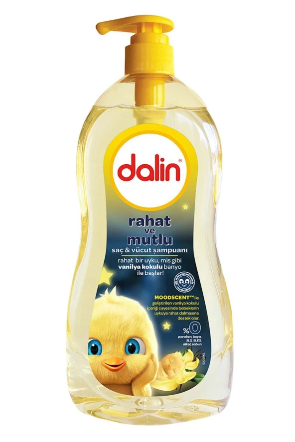 DALİN Rahatlatıcı Vanilya Kokulu Saç & Vücut Şampuanı 700 ml