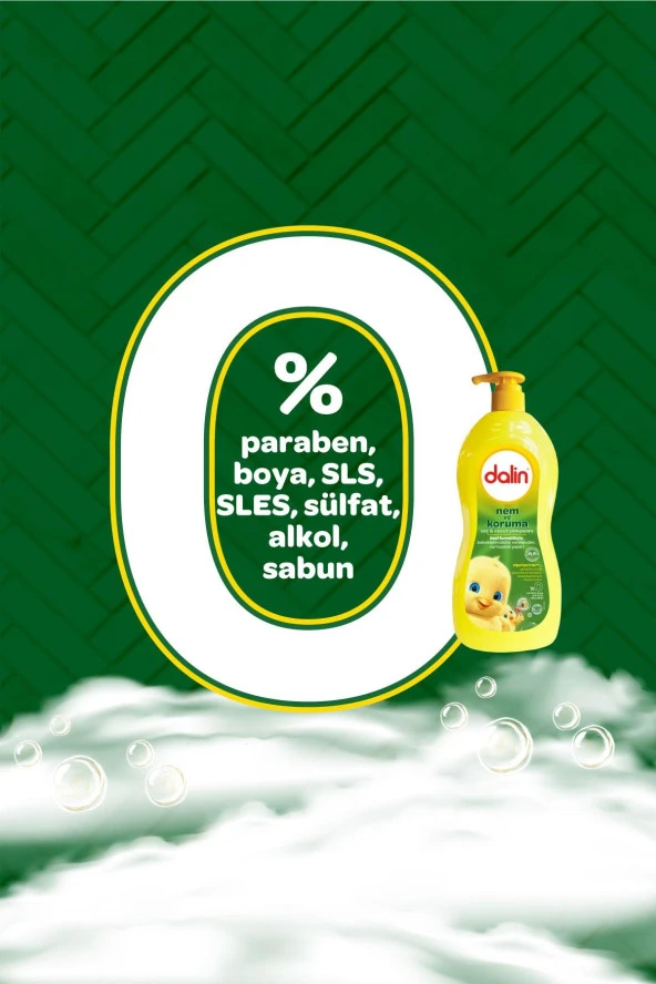 DALİN Nem & Koruma Saç Ve Vücut Şampuanı 700 ml - 4