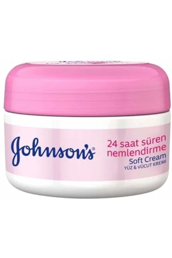 JOHNSON'S Soft Nemlendirici Yüz Ve Vücut Kremi 200ml