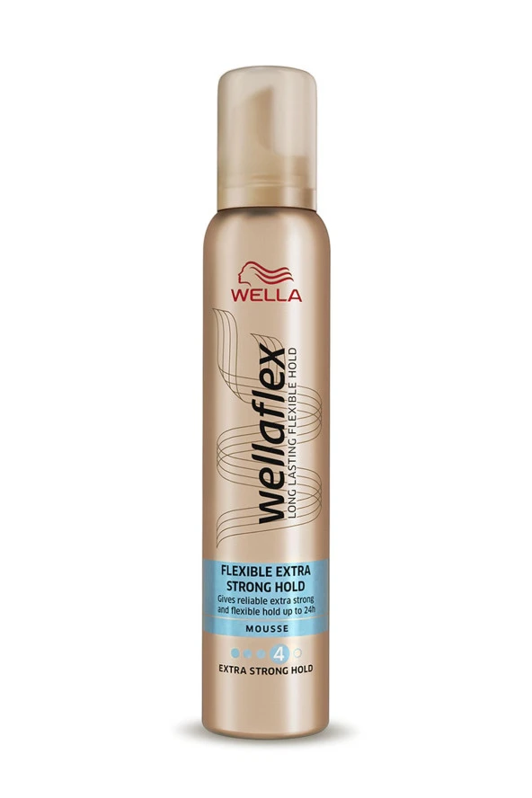 WELLA Wellaflex 2nd Day Volume Extra Strong Hold Saç Köpüğü - 200 ml