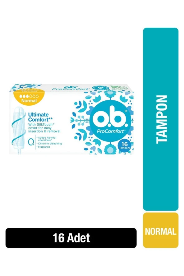 O.B. ProComfort Normal 16'lı Tampon