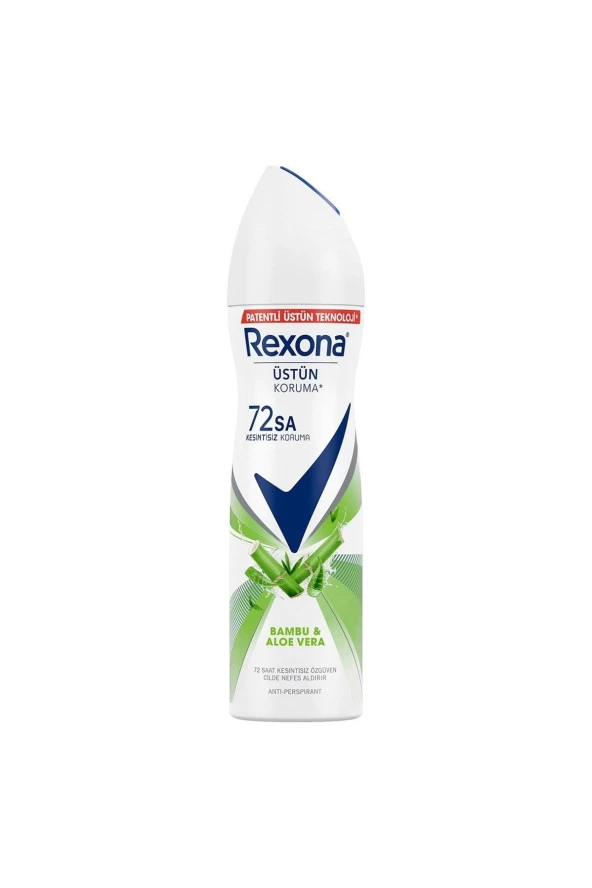 REXONA Kadın Sprey Deodorant Bambu & Aloe Vera 150 ml