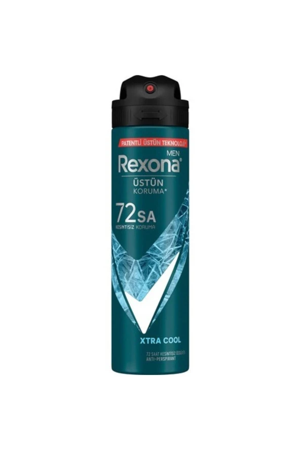 REXONA Men Erkek Sprey Deodorant Xtra Cool 72 Saat Kesintisiz Üstün Koruma 150 Ml - Resim 2