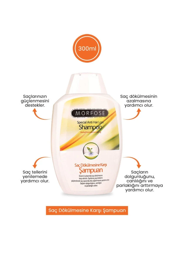 Morfose Saç Dökülmesine Karşı Şampuan 300 Ml - 2