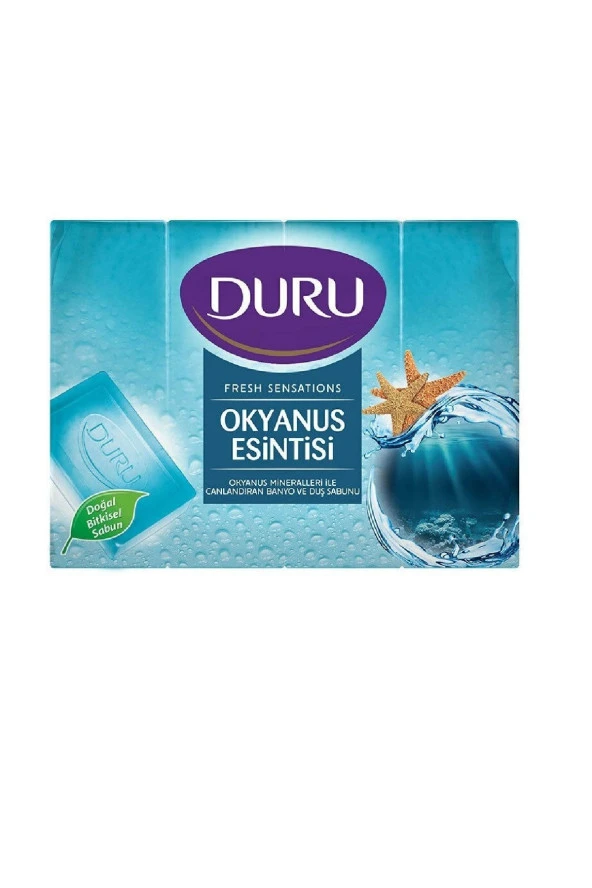DURU Fresh Sensations Okyanus Tazeliği 4 Adet Duş Sabunu 600gr
