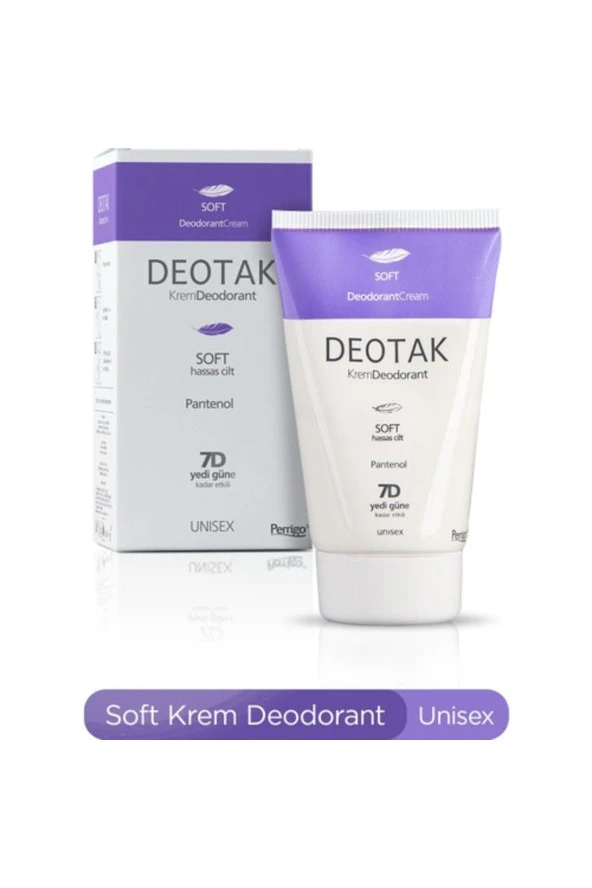 DEOTAK Krem Deodorant Soft 35 ml - Resim 2