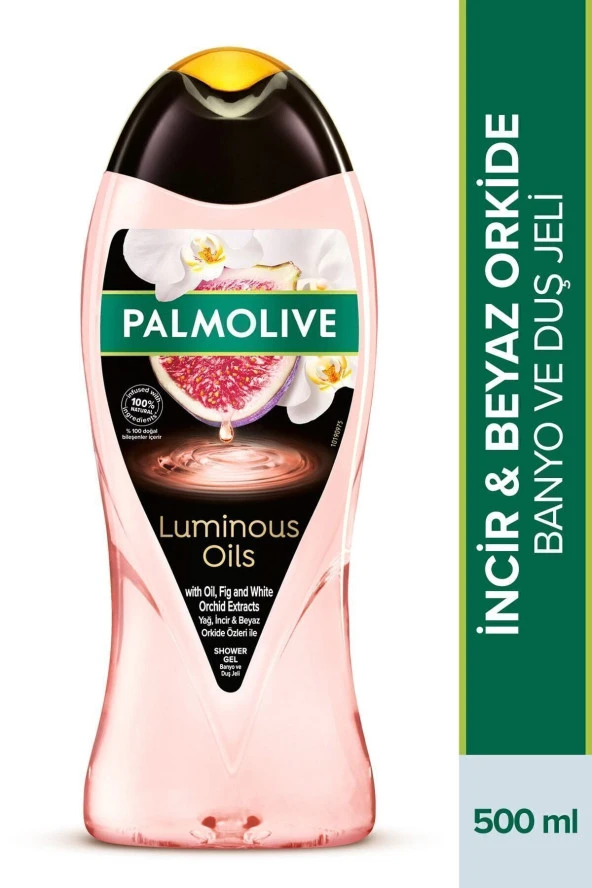 PALMOLİVE Luminous Oils İncir & Beyaz Orkide Özleri Banyo ve Duş Jeli 500 ml