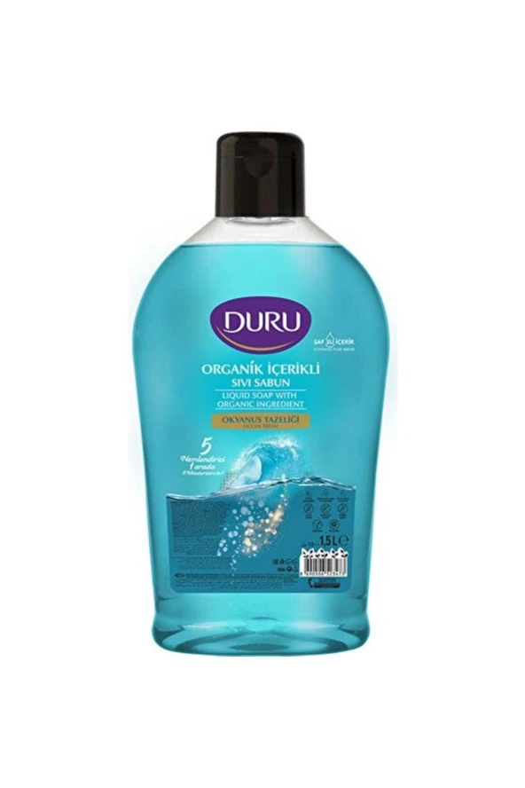 DURU Organik Içerikli Okyanus Tazeliği Sıvı Sabun 1,5lt