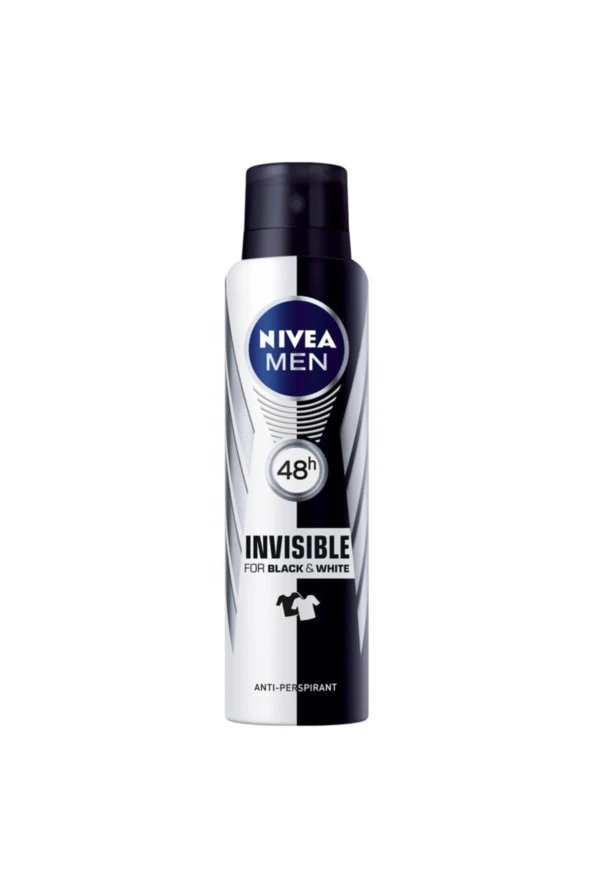Nıvea Men Invisible Black&White Original Erkek Deodorant 150Ml