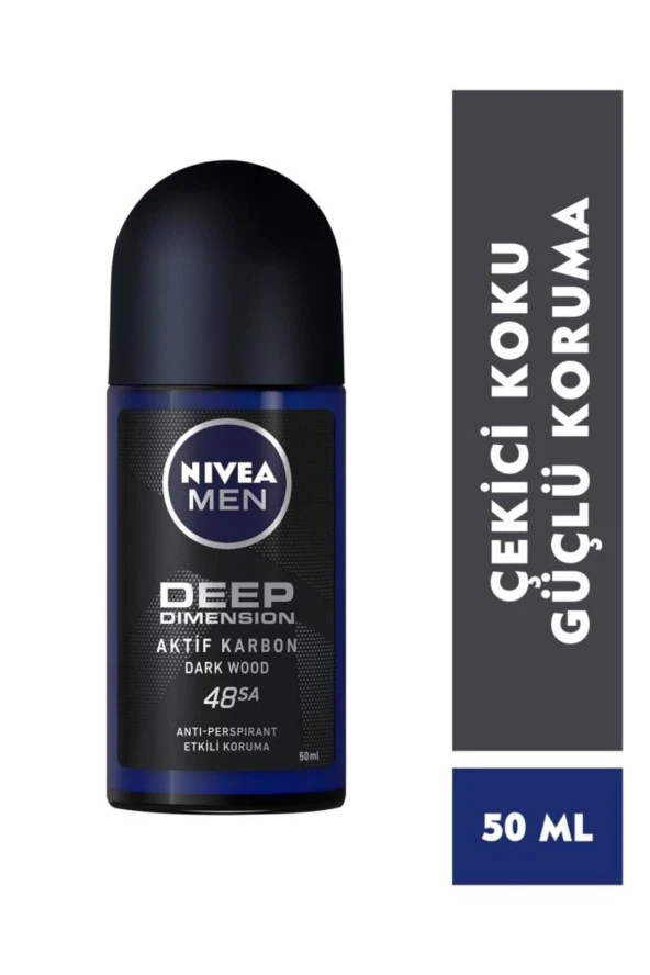 NIVEA Roll On 50 Ml Deep Erkek ürün görseli 1
