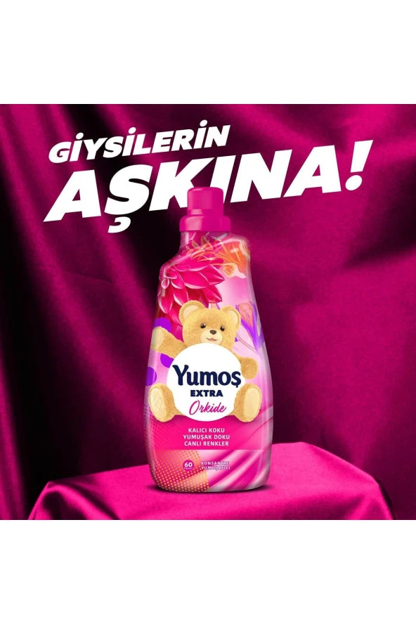 YUMOŞ Konsantre Çamaşır Yumuşatıcısı Orkide 1440 ML - 3