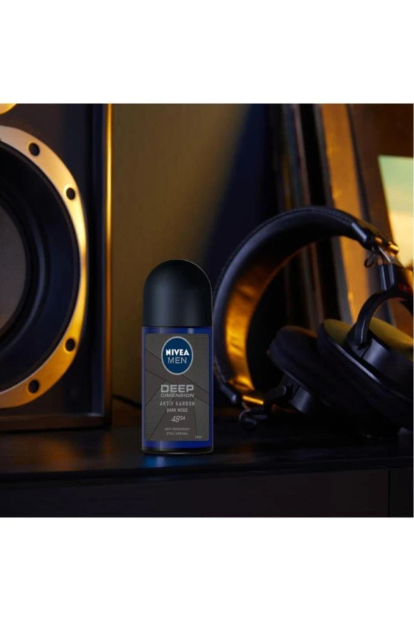 NIVEA Roll On 50 Ml Deep Erkek - Resim 3