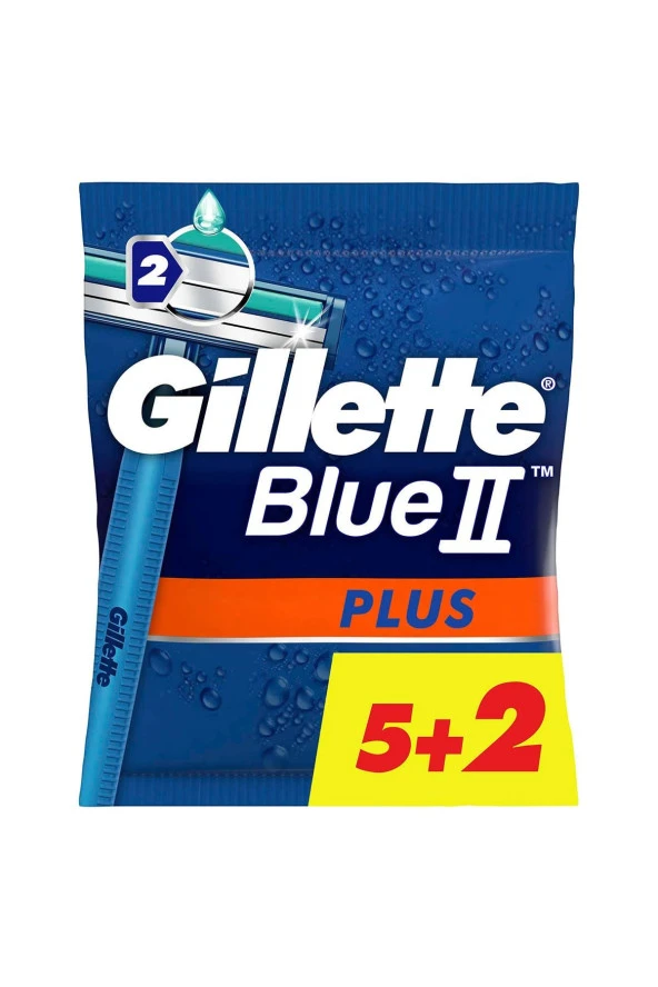 GİLLETTE Blue2 Plus Kullan At Tıraş Bıçağı 7'li