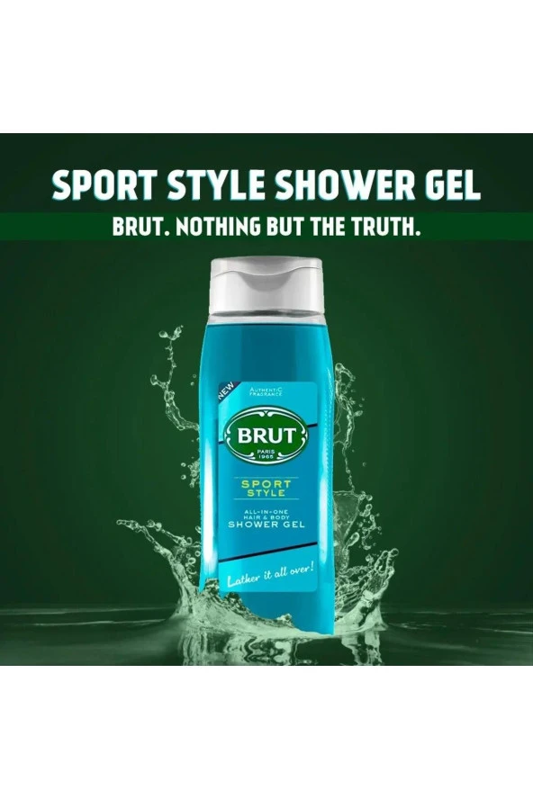 BRUT Sports Duş Jeli 500 ml - Resim 4