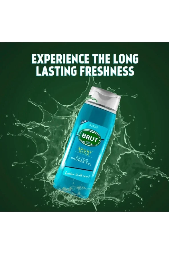 BRUT Sports Duş Jeli 500 ml - Resim 5