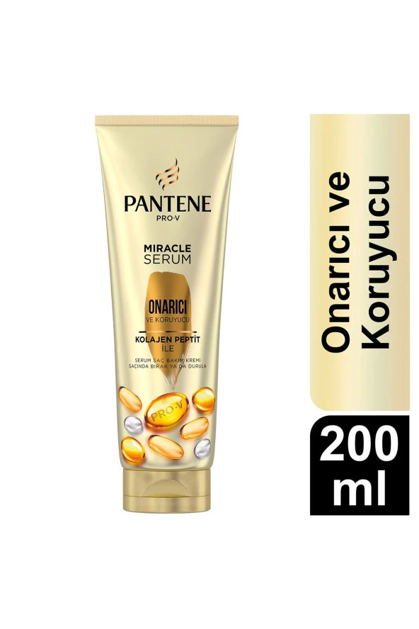 PANTENE Miracle Onarıcı Ve Koruyucu Serum Şaç Bakım Kremi 200 ml