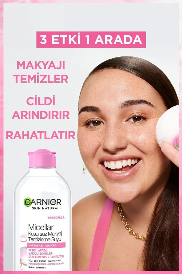 GARNİER Micellar Kusursuz Makyaj Temizleme Suyu 400 ml - 2
