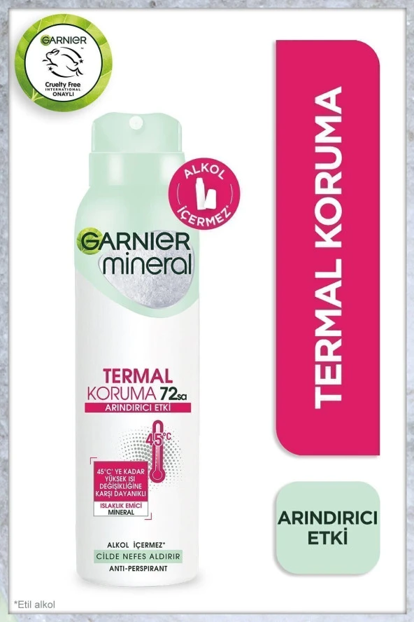 GARNİER Anti- Perspirant Kadın Deodorant - Termal Koruma 150 ml