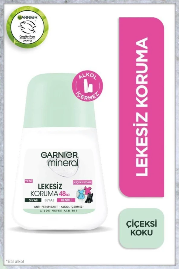 GARNİER Mineral Lekesiz Koruma Roll-on Deodorant