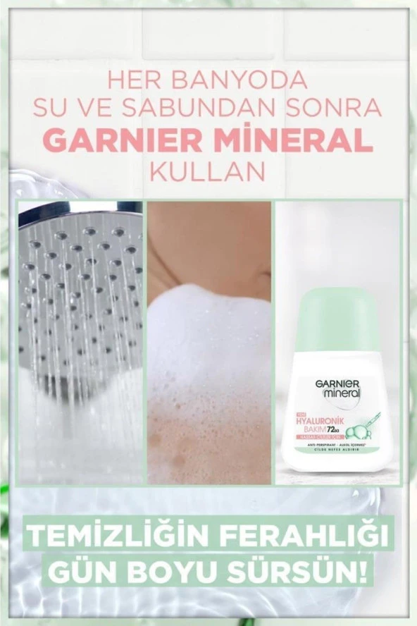 GARNİER Mineral Hyaluronik Bakım Roll-on Deodorant - Resim 5