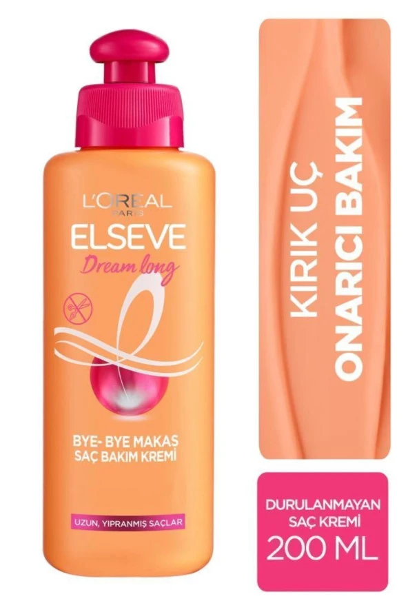 ELSEVE L'oréal Paris Dream Long Bye-bye Makas Saç Bakım Kremi 200 ml