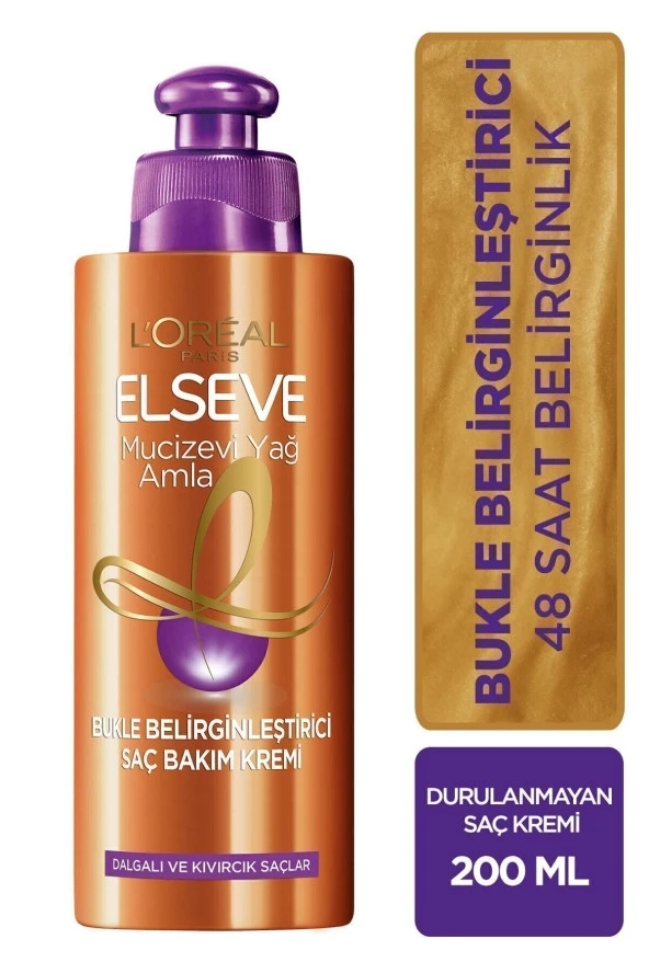 ELSEVE Amla Bukle Belirginleştirici Saç Bakım Kremi