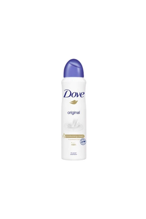 Dove Kadın Sprey Deodorant Antiperspirant Original 150 Ml