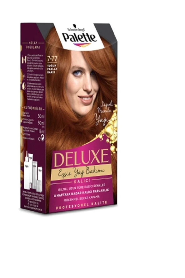 PALETTE Deluxe 7-77 Yoğun Parlak Bakır - 4