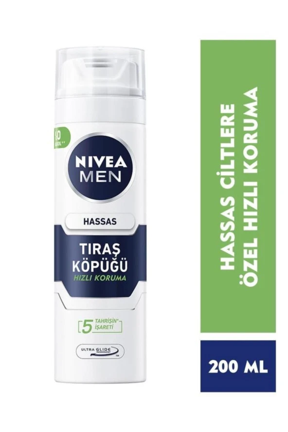 NIVEA Men Hassas Tıraş Köpüğü 200 ml