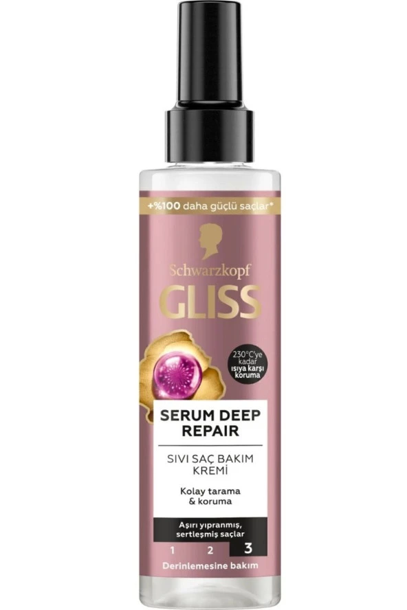 GLİSS Sıvı Saç Kremi Serum Deep Repair 200ml