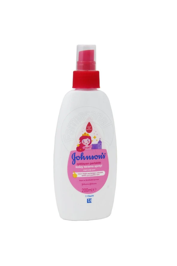 JOHNSON'S Işıldayan Parlaklık Kolay Tarama Spreyi 200 ml