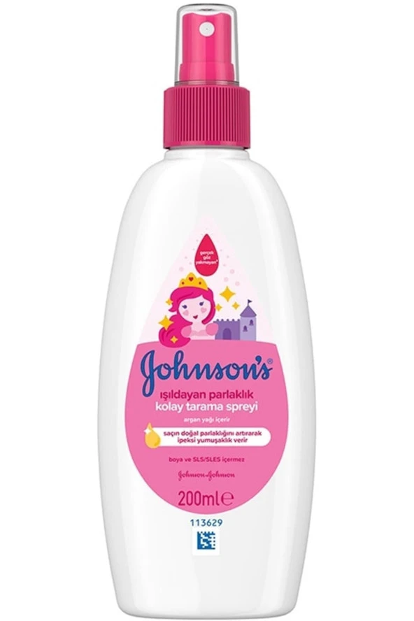 JOHNSON´S BABY Johnson's Baby Işıldayan Parlaklık Serisi Kolay Tarama Spreyi 200 Ml