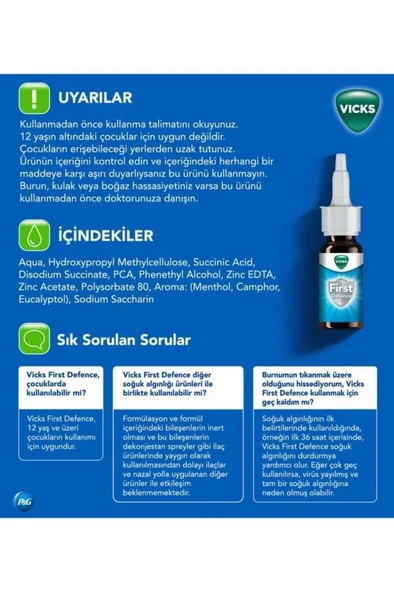 Vicks First Defence Burun Spreyi 15 ML - 2