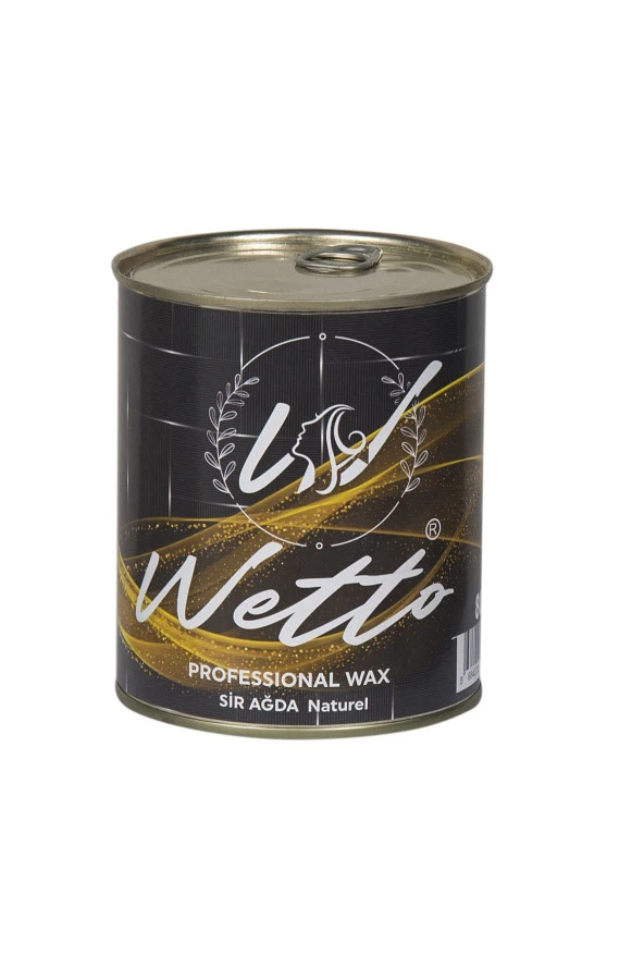 WETTO Professional Konserve Ağda Naturel(Sarı) 800 ML