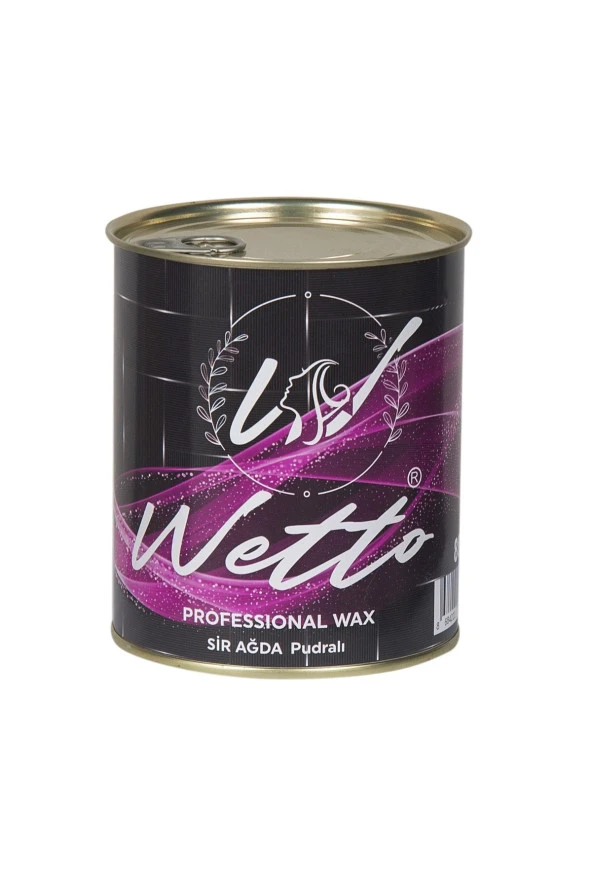 WETTO Professional Konserve Ağda Pudralı(Pembe) 800 ML