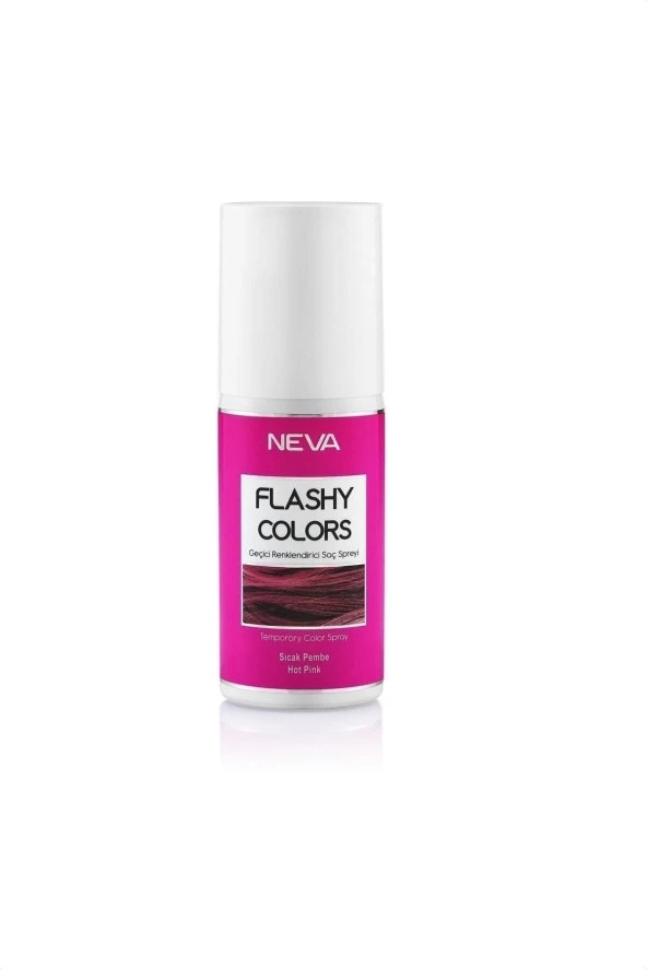 FLASHY COLORS Neva Saç Boyası & Geçici Renklendirici Sprey No: Sıcak Pembe 75ml