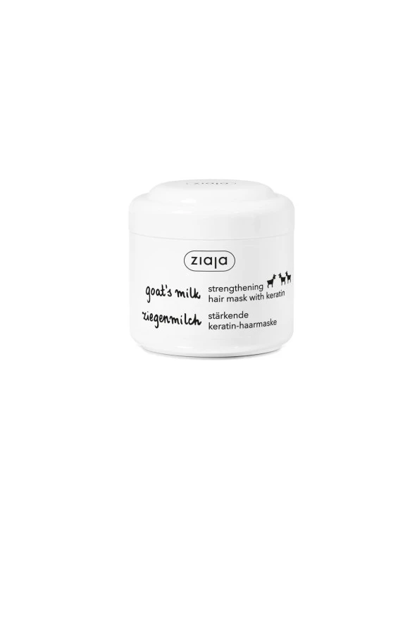ZİAJA Keçi Sütü Keratin Ile Güçlendirici Saç Maskesi 200 ml