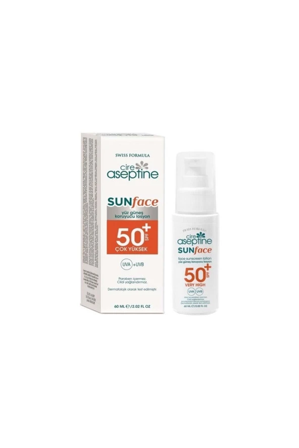 CIRE ASEPTINE Günes Yüz Losyon Spf50 60ml