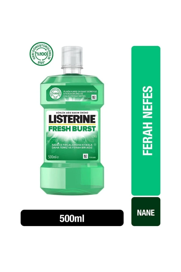 LİSTERİNE Fresh Burst Ağız Bakım Suyu 500ml