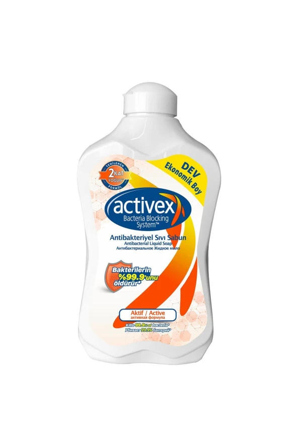 ACTİVEX Antibakteriyel Sıvı Sabun 1.5 lt