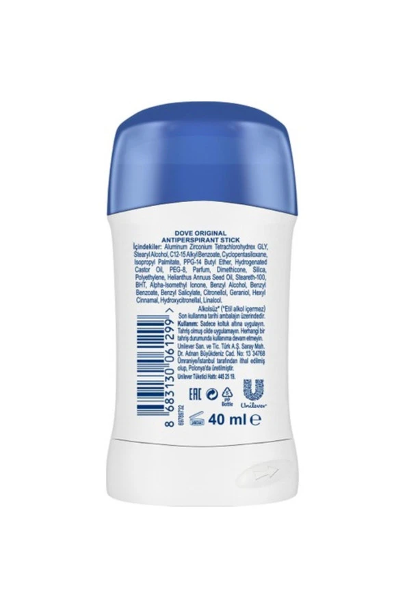 DOVE STİCK ORİGİNAL 40 ML - Resim 3