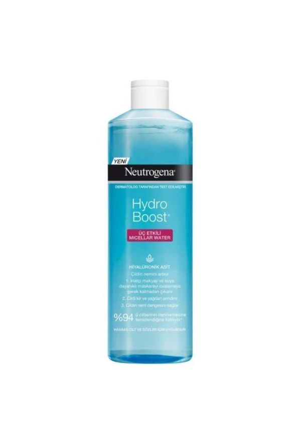 NEUTROGENA Hydro Boost Üç Etkili Micellar Water Makyaj Temizleme Suyu 400 ml - Resim 2