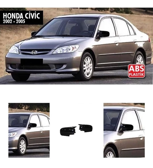 Honda Cıvıc 2002-2005 Yarasa / Batman Ayna Kapağı