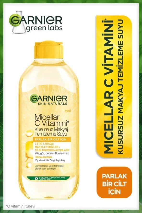 GARNİER Micellar C Vitamini Kusursuz Makyaj Temizleme Suyu 400ml