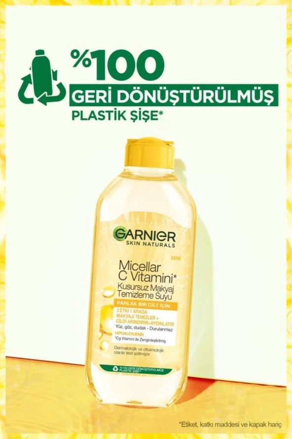 GARNİER Micellar C Vitamini Kusursuz Makyaj Temizleme Suyu 400ml - 4