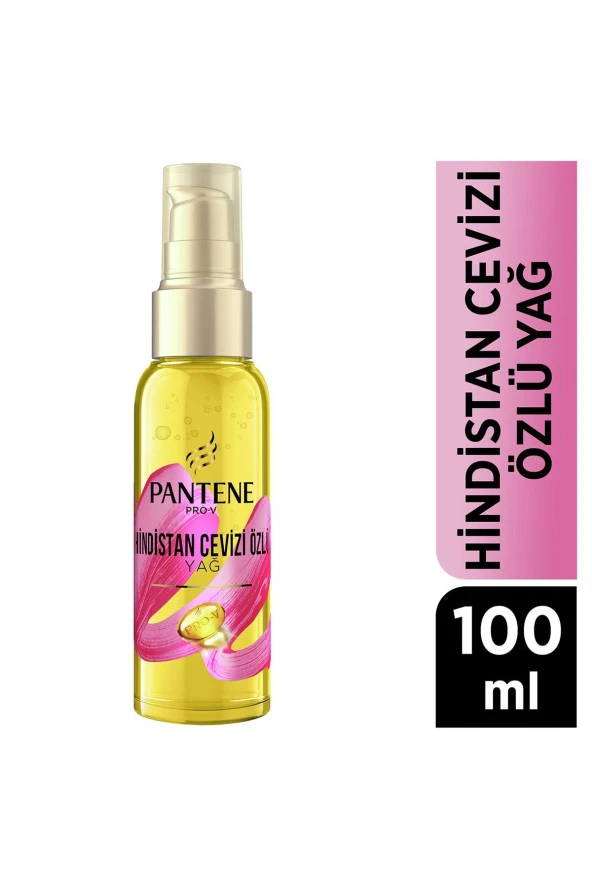 PANTENE Pro-v Hindistan Cevizi Özlü Saç Bakım Yağı, Derinlemesine Nemlendirme 100ml